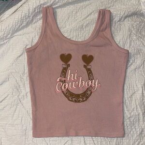 Hi cowboy tank top